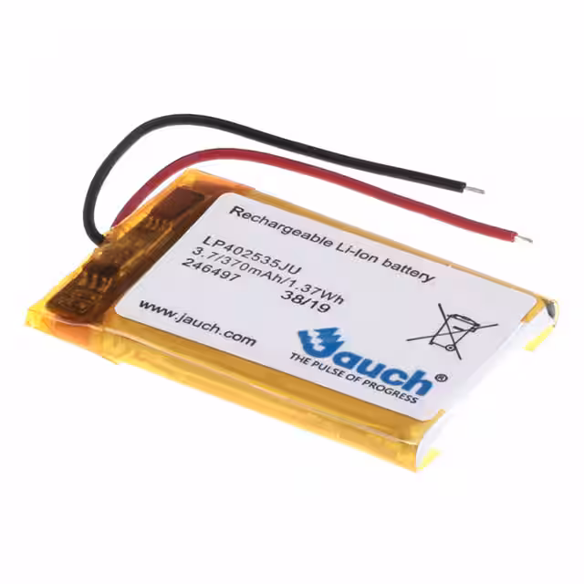 LP402535JU+PCM+2 WIRES 50MM Jauch Quartz  Batterie ricaricabili (secondarie)